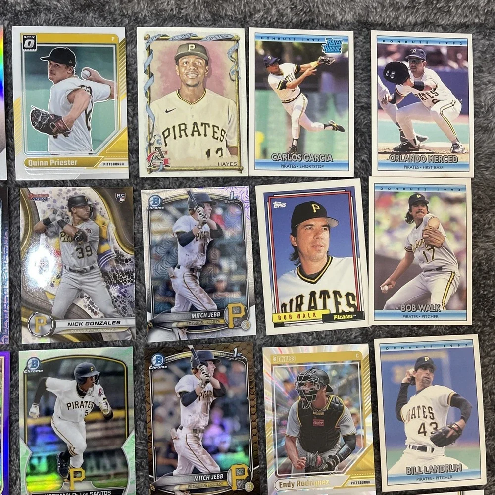 Pittsburgh Pirates‎ Baseball 29 Card Lot